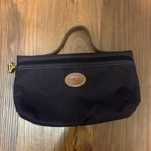 Longchamp // Le Pliage Nylon Cosmetics Case // Purple